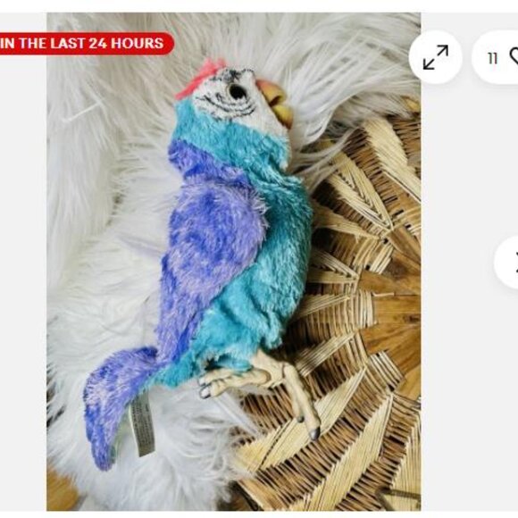 Fur Real Furreal Friends Talking Parrot Squawkers McCaw Hasbro 2007 Tested - Picture 8 of 13